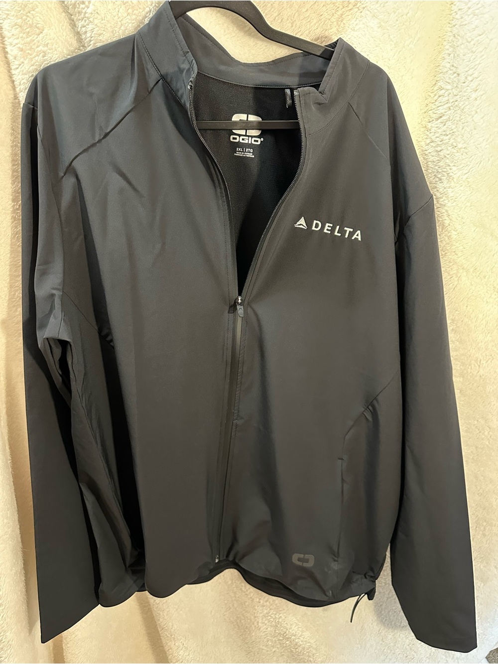 OGIO DELTA Men's Black Full-Zip Delta Performance Jacket